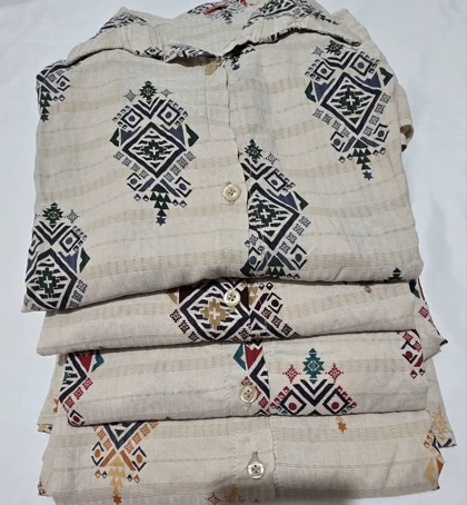 بلوز شومیز نخی زنانه دخترانه