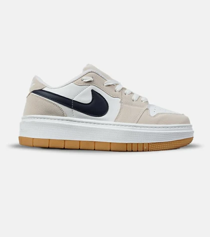 کفش مردانه و زنانه کرم سفید سرمه ای NIKE AIR FORCE مدل 7813