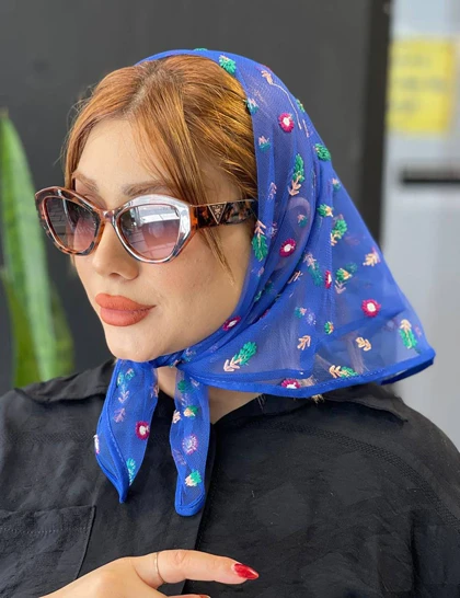 مینی اسکارف گلدوزی کد : M31