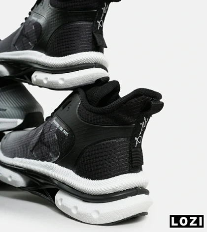 کتانی ساق‌دار مردانه مشکی سفید Nike air jordan 23