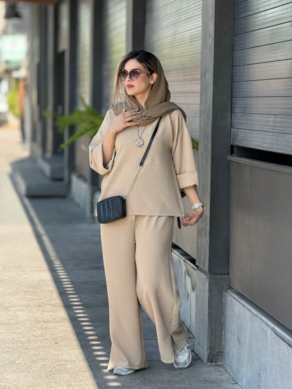 ست مانتو شلوار گیسو