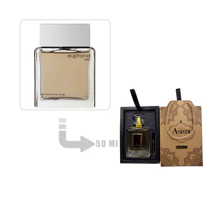 عطر ادکلن کالوین کلین ایفوریا مردانه (سی کی یوفوریا) 50 میل اشدی Calvin Klein Euphoria for Men Ashdi 50ml