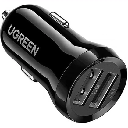 شارژر فندکی فست شارژ ماشین 24 وات یوگرین UGREEN ED018 50875