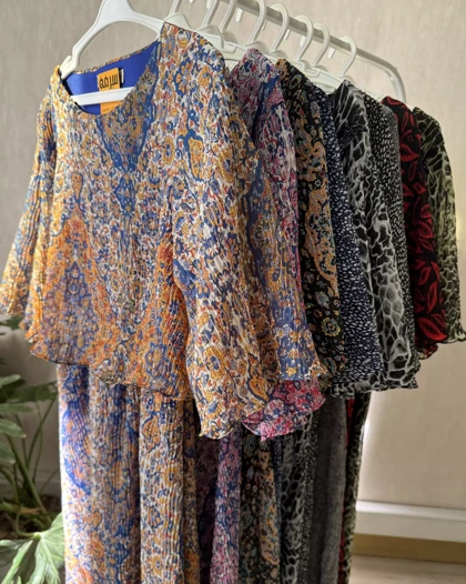 پیراهن پلیسه سمین