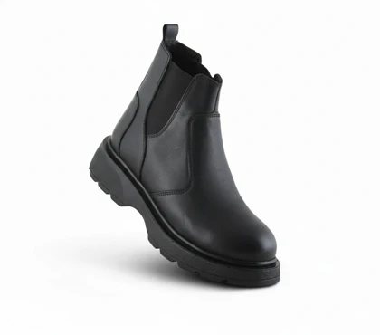 نیم بوت زنانه چرم یلسان مدل وندا کد 684-GN