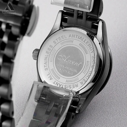 ساعت اکسنت مشکی Axcent AX160035K