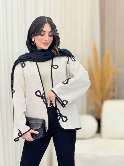 مانتو نواردوزی طرح پاپیون