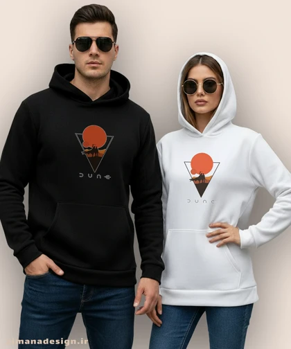 هودی مردانه و زنانه طرح تلماسه کد 922