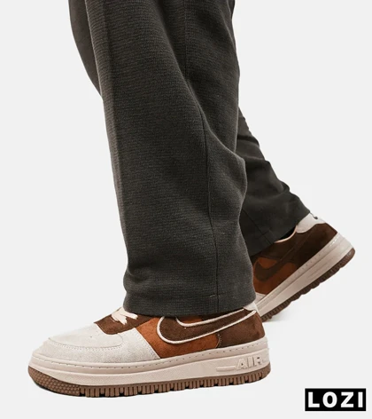 کفش کتانی مردانه و زنانه قهوه ای NIKE AIR FORCE مدل 2094