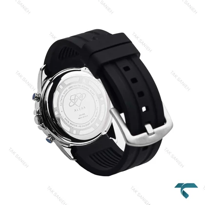ساعت الکسا A0102 پریمیر مردانه سیلور صفحه سفید Alexa-6208-G