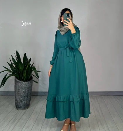 پیراهن مانتویی دل آرا 1