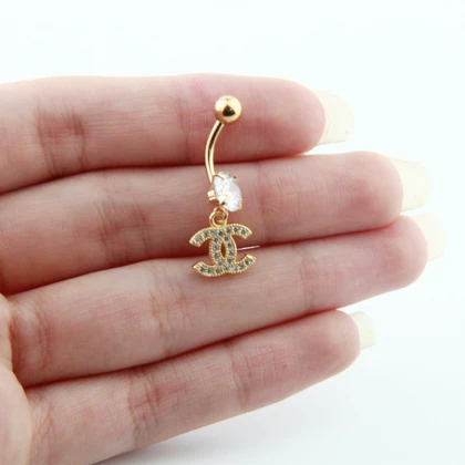 پیرسینگ ناف مدل چنل