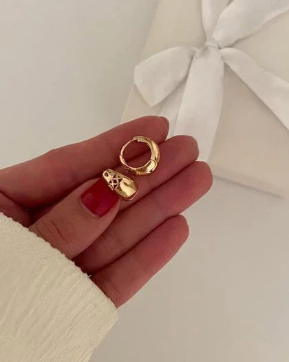 گوشواره حلقه‌ای آندرا ژوپینگ