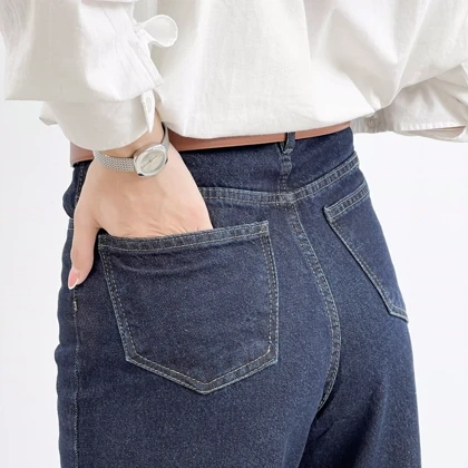 شلوار جین نیم بگ 1007402