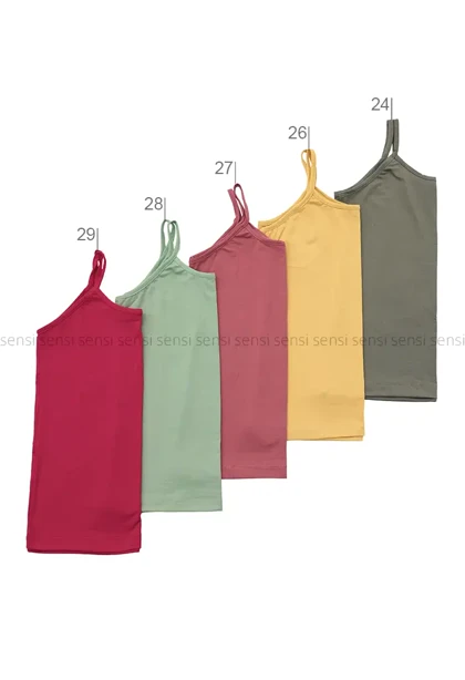 تاپ دوبند ساده رنگی بزرگ کد1001226