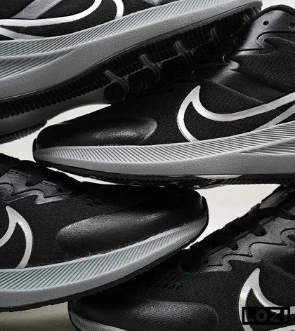 کفش کتانی مردانه مشکی طوسی NIKE AIR zoomx