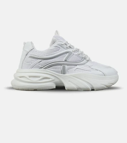 کفش کتانی مردانه و زنانه سفید BALENCIAGA runner sneaker مدل 7897