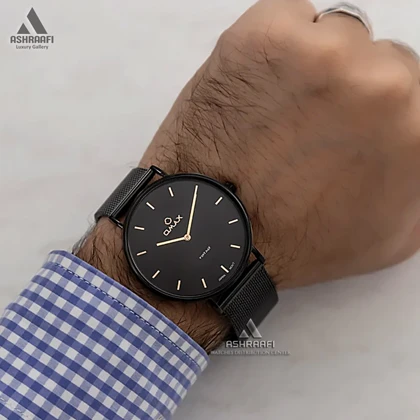 ساعت مینیمال اوماکس مشکی Omax VG02M22I