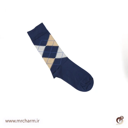 جوراب طرح دار ساق بلند mrc581
