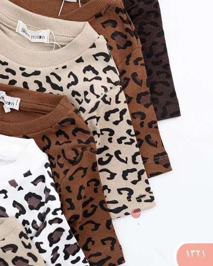 تیشرت بلندکبریتی پلنگی 1321