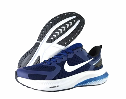 کفش رانینگ و اسپرت مردانه برند نایکی nike مدل آلفازوم پرو سورمه‌ای کد 166