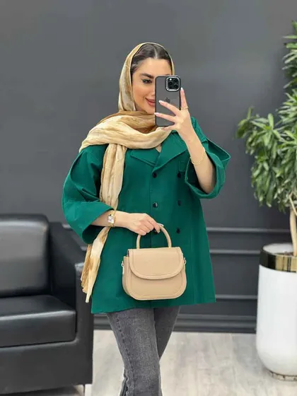 مانتو لینن ده دکمه