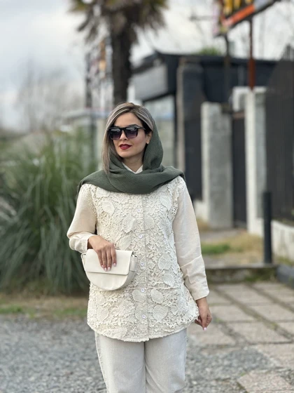 مانتو لینن دانتل