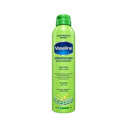 اسپری مرطوب‌کننده وازلین Vaseline مدل Aloe Soothe