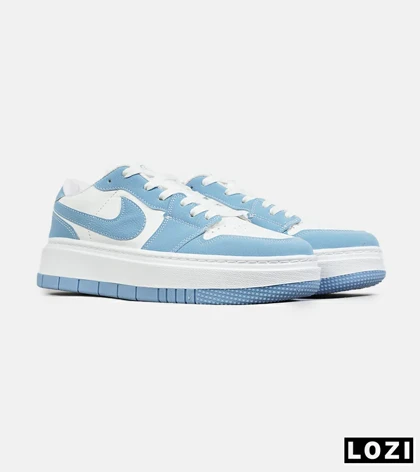 کفش مردانه و زنانه سفید آبی NIKE AIR FORCE مدل 8326