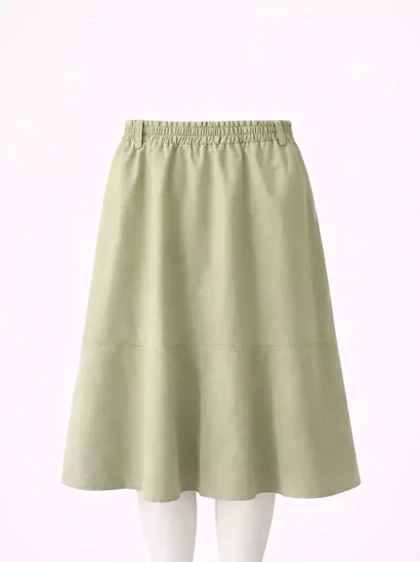 دامن زنانه پاییزی کلوش ماچا (matcha) سین استایل