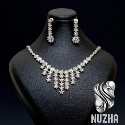 نیمست تراش نقره زنانه کد:nz1002