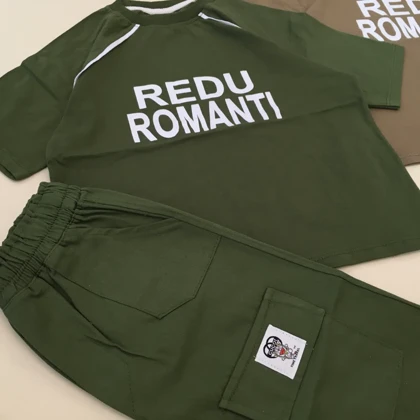 ست تیشرت شلوارک پسرانه REDU ROMANTI در 4 سایز