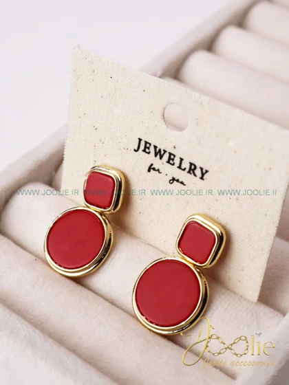 گوشواره زنانه میناکاری کد E1158