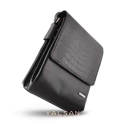 کیف دوشی مردانه چرم یلسان مدل رادمان کد 044-GC