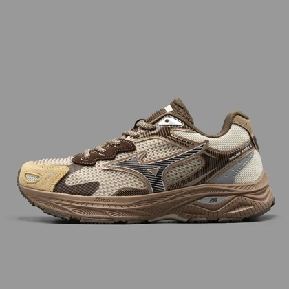 میزانو ریسر اس قهوه ای بژ Mizuno Racer S Beige Brown