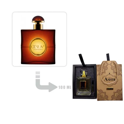 عطر ادکلن ایو سن لورن بلک اپیوم زنانه (ادوتویلت) 100 میل اشدی Yves Saint Laurent Blank opium EDT for Woman Ashdi 100ml