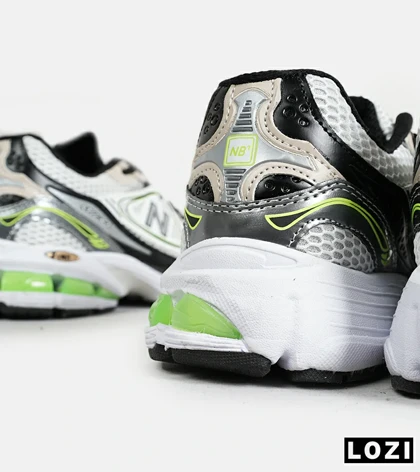 کفش کتانی مردانه و زنانه سفید سبز مشکی NEW BALANCE 1064