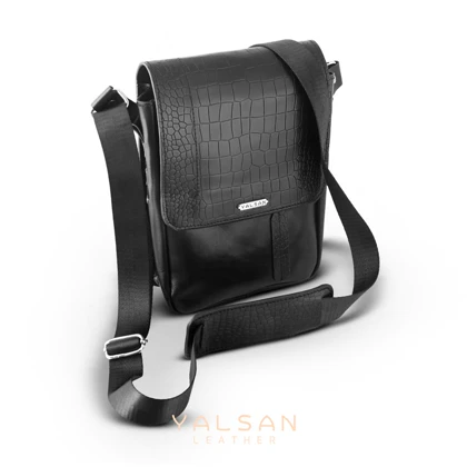 کیف دوشی چرم یلسان مدل ماهان کد 010-PRM