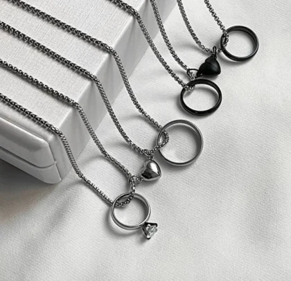 گردنبند ست حلقه