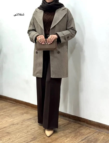 پالتو کتی فوتر آستردار آیسو مهرسا