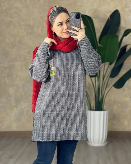 مانتو ریما گلدوزی