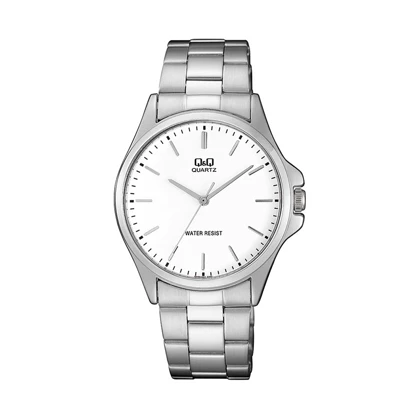 ساعت کیو اند کیو مردانه استیل صفحه سفید QQ-4625-G