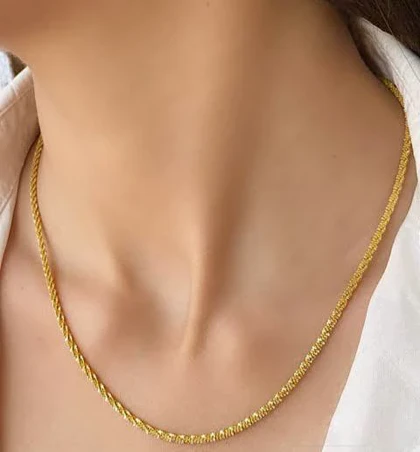 گردنبند زنجیر خاویاری