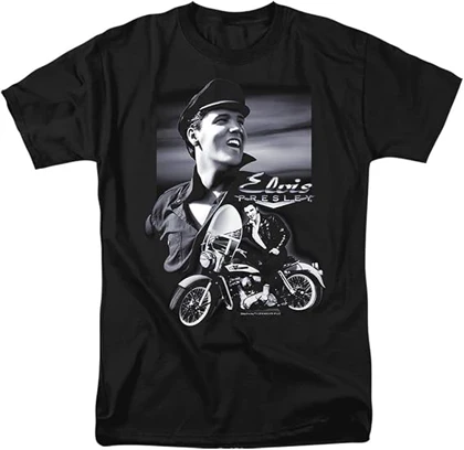 تیشرت الویس پرسلی | Popfunk Elvis Presley Motorcycle Unisex کد 248264