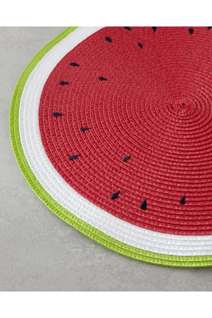زیرانداز غذاخوری English Home مدل Summer Watermelon پلاستیکی 38 سانتی‌متر - قرمز