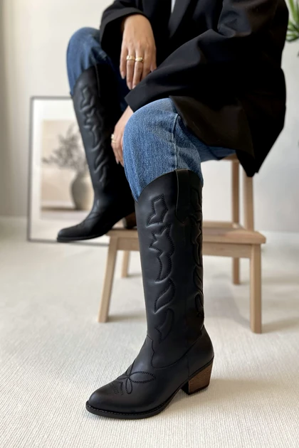 بوت بلند زنانه polka-store polka-store