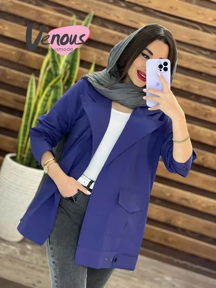 مانتو لینن آستین پیله