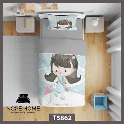 روتختی کودک طرح فانتزی دخترانه کد T5862