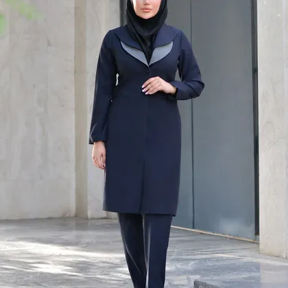 مانتو شلوار اداری رسمی مدل تیسا کد 75652