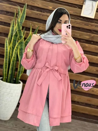 مانتو نازلی ژیله دار